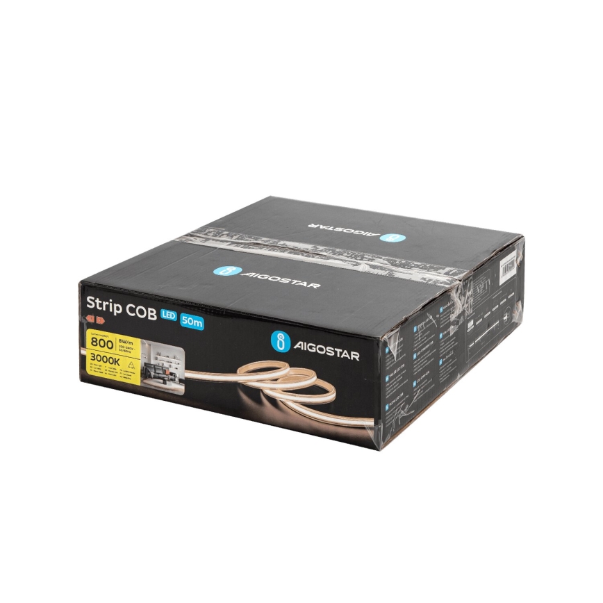 Aigostar - LED szalag 50m LED/320W/230V 3000K IP65