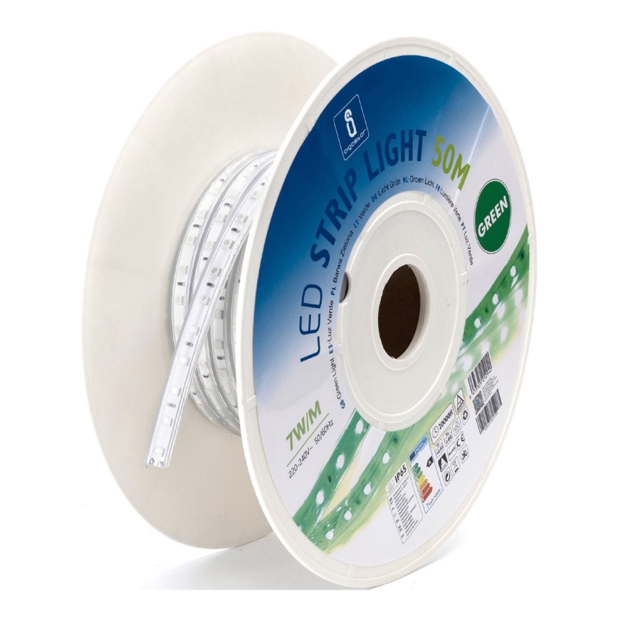 Aigostar - LED szalag LED/350W/230V 50m zöld IP65