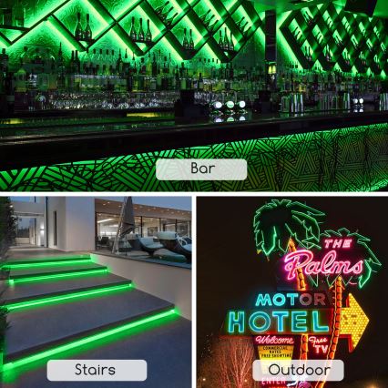 Aigostar - LED szalag LED/350W/230V 50m zöld IP65