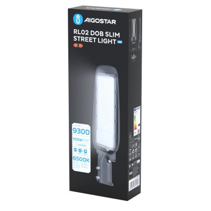 Aigostar - LED utcai lámpa SLIM LED/100W/230V 6500K IP65