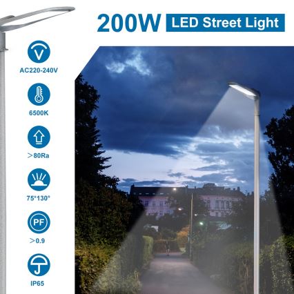 Aigostar - LED utcai lámpa SLIM LED/200W/230V 6500K IP65
