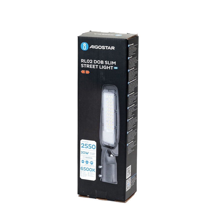 Aigostar - LED utcai lámpa SLIM LED/30W/230V 6500K IP65