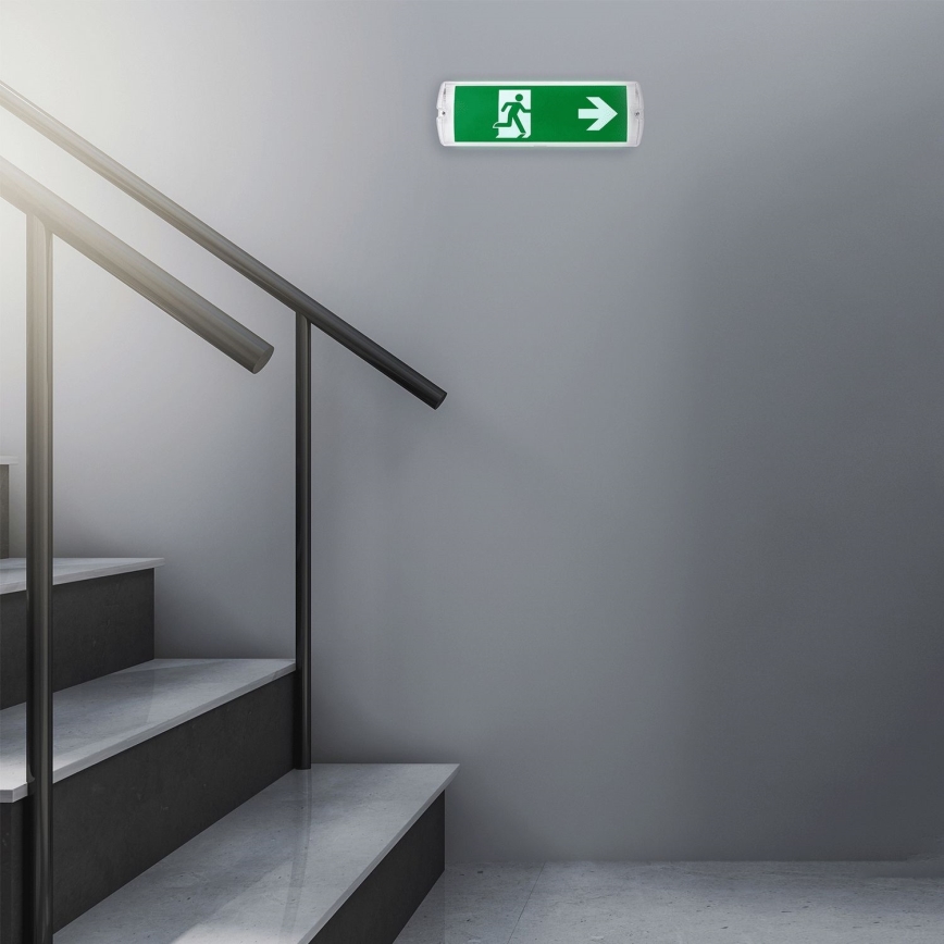 Aigostar - LED Vészvilágítás EMERGENCY EXIT LED/4W/230V IP65 6500K 600mAh