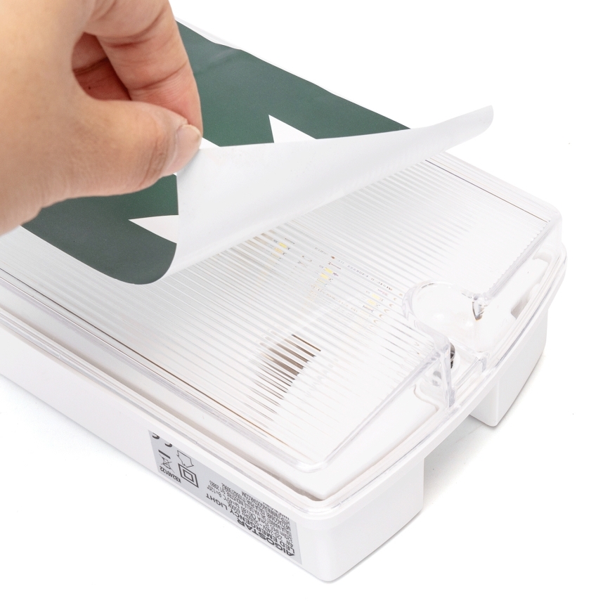 Aigostar - LED Vészvilágítás EMERGENCY EXIT LED/4W/230V IP65 6500K 600mAh