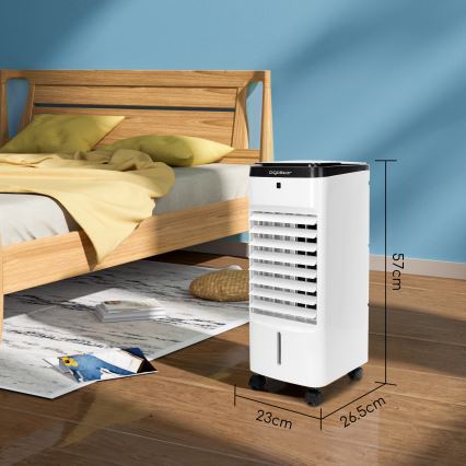 Aigostar - Légkondicionáló 60W/230V fehér/fekete + távirányító