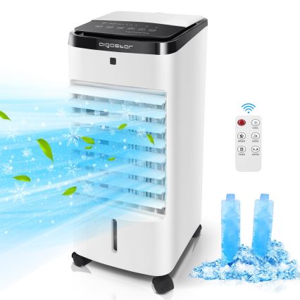 Aigostar - Légkondicionáló 60W/230V fehér/fekete + távirányító