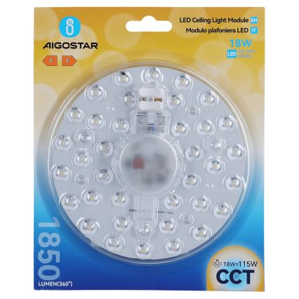 Aigostar - Mágneses LED-modul LED/18W/230V 3000/4000/6500K