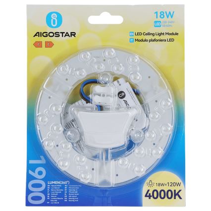 Aigostar - mágneses LED-modul LED/18W/230V 4000K