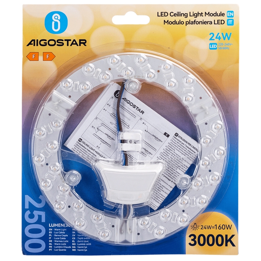 Aigostar - Mágneses LED-modul LED/24W/230V 3000K