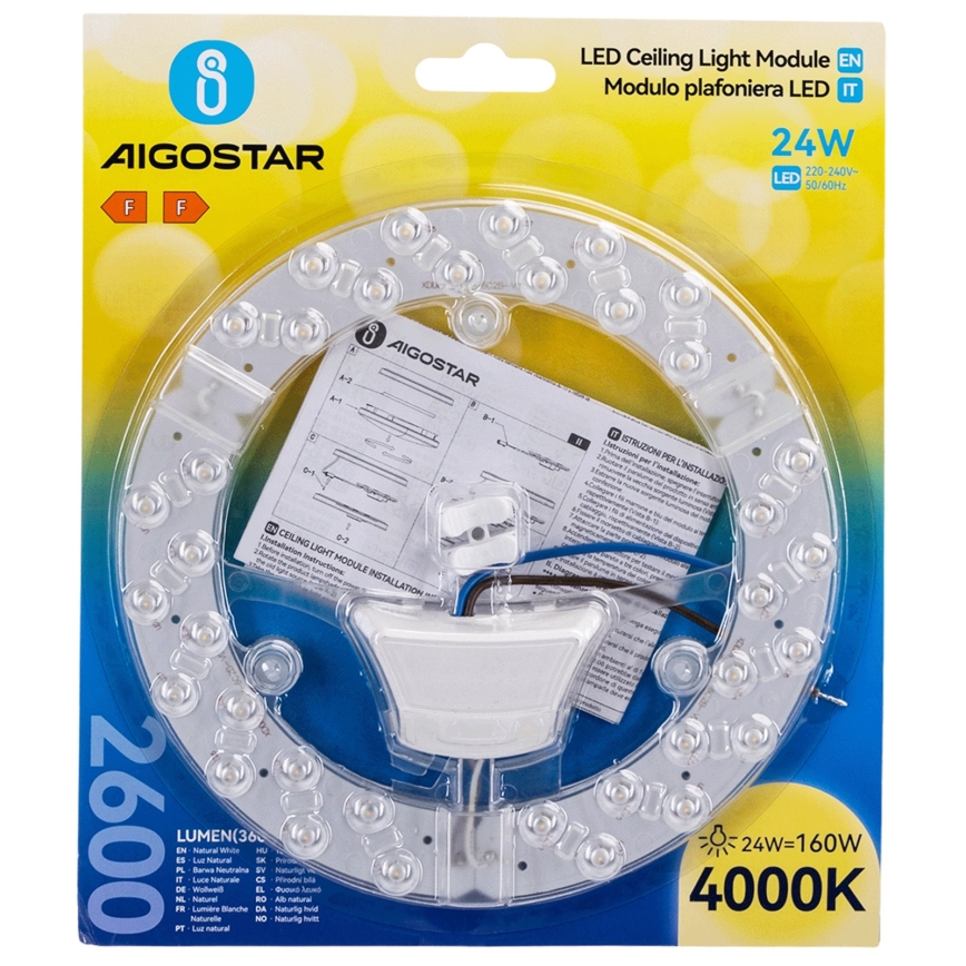 Aigostar - Mágneses LED-modul LED/24W/230V 4000K