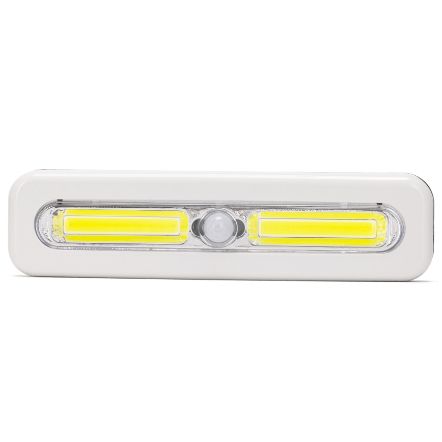 Aigostar - Mozgásérzékelős LED szekrényvilágítás LED/3xAAA 6500K fehér