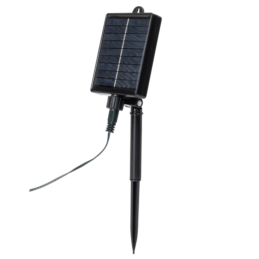 Aigostar - napelemes LED fényfüzér, 20 LED, 8 üzemmód, 11,5 m, IP65, többszínű