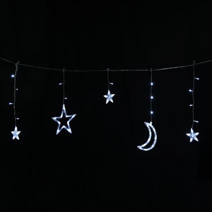 Aigostar - napelemes LED karácsonyi fényfüzér 120xLED/8 üzemmód 3x0,6m 500 mAh IP65 hideg fehér