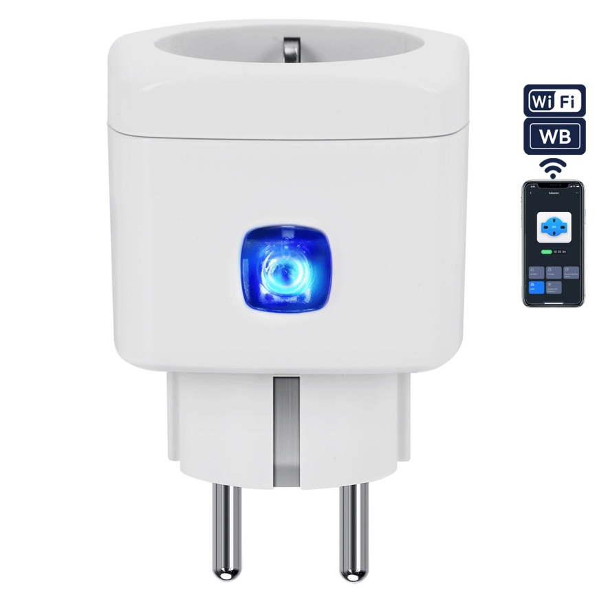 Aigostar - Okos konnektor F 2300W Wi-Fi Tuya
