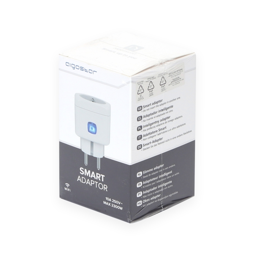 Aigostar - Okos konnektor F 2300W Wi-Fi Tuya