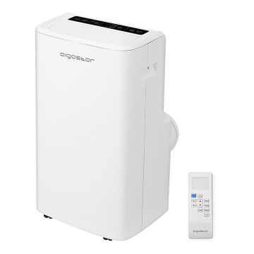 Aigostar - Okos mobil klímaberendezés 1337W/230V 12000 BTU Wi-Fi  fehér + távirányító