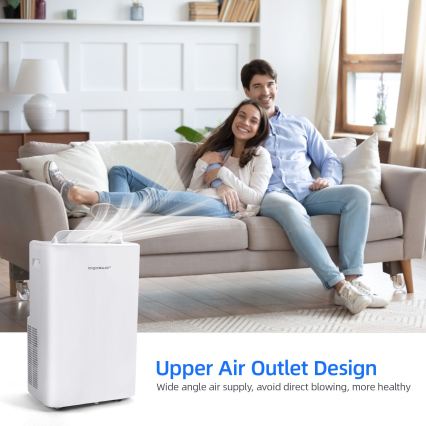 Aigostar - Okos mobil légkondicionáló 1337W/230V 12000 BTU Wi-Fi  fehér + távirányító