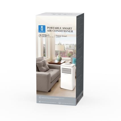 Aigostar - Okos mobil klímaberendezés 3 az 1-ben 1003W/230V 9000 BTU Wi-Fi fehér + távirányító