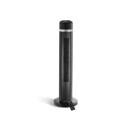 Aigostar - Oszlop ventilátor 45W/230V fekete + távirányító