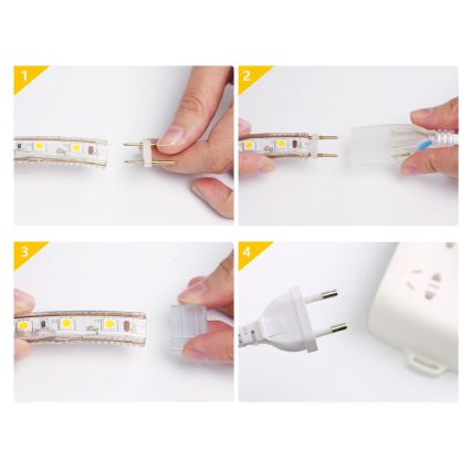 Aigostar - RGB LED szalag 50m LED/350W/230V IP65