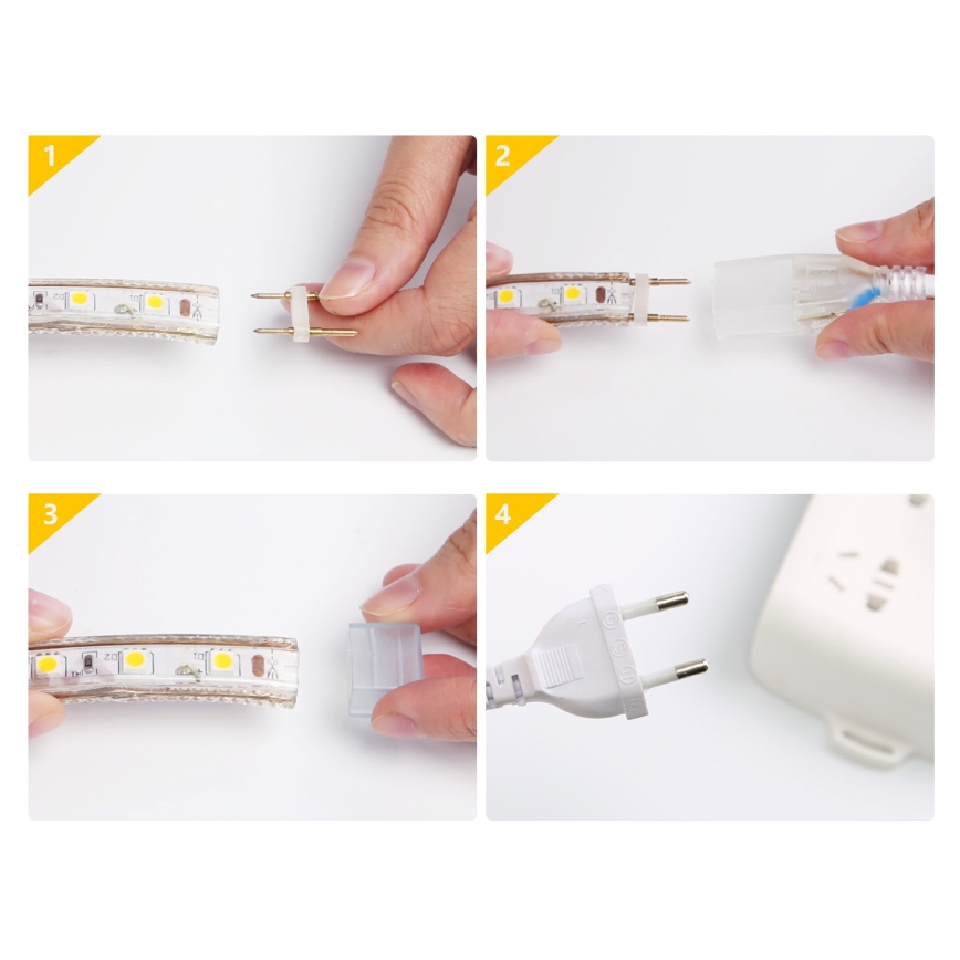 Aigostar - RGB LED szalag 50m LED/350W/230V IP65