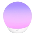 Aigostar - RGBW LED, fényerőszabályozható asztali lámpa, LED/5,5W/5V, Wi-Fi + távirányító