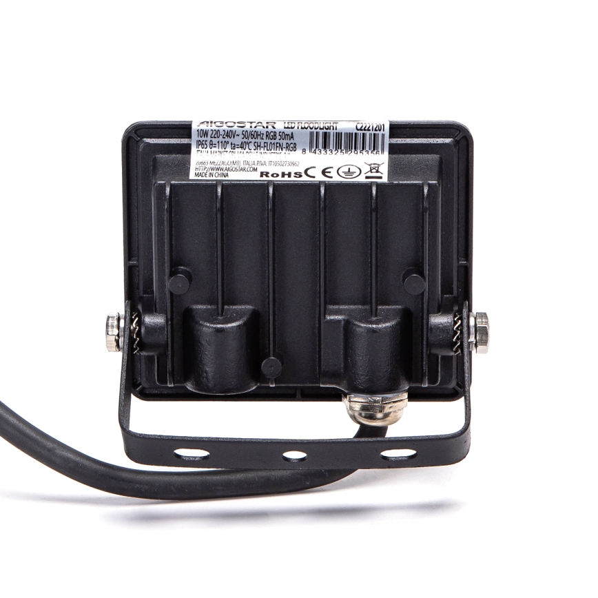 Aigostar - RGBW LED fényerőszabályozható reflektor LED/10W/230V IP65 + távirányító