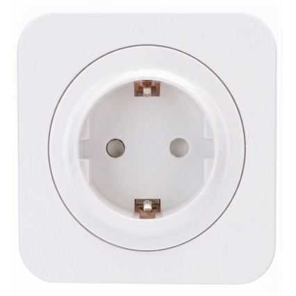 Aigostar - SCHUKO fali aljzat kerettel 250V/16A fehér