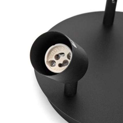 Aigostar - spotlámpa 3xGU10/60W/230V fekete