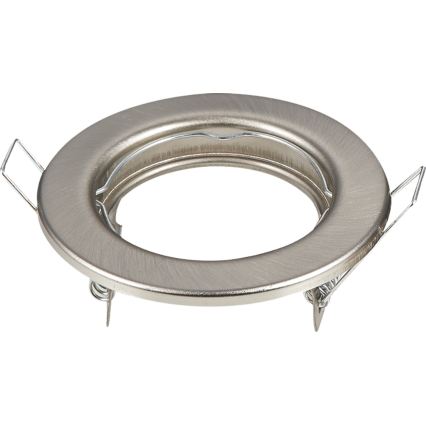 Aigostar - SZETT 2x keret beépíthető GU10 lámpatesthez átm. 8 cm matt króm