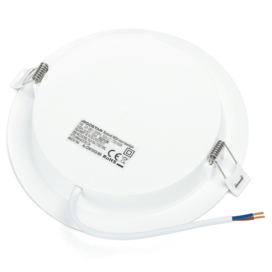 Aigostar - 3 darabos szett dimmelhető RGBW LED beépíthető mennyezeti lámpa MESH LED/15W/230V 2700K-6500K Ø17 cm