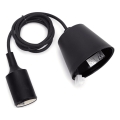 Aigostar - Tápkábel 1xE27/60W/250V fekete