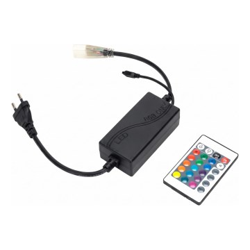 Aigostar - Tápkábel LED RGB szalaghoz 600W/230V távirányítóval
