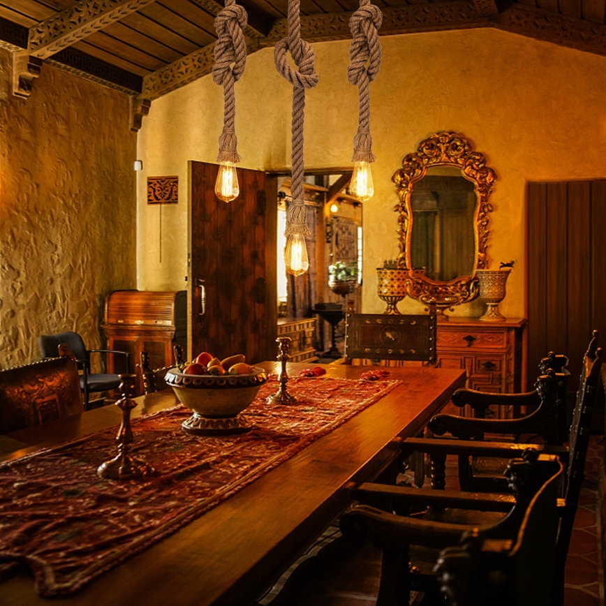 Aigostar - Töltőkábel 1xE27/60W/230V