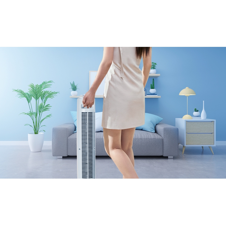 Aigostar - Torony ventilátor 45W/230V fehér