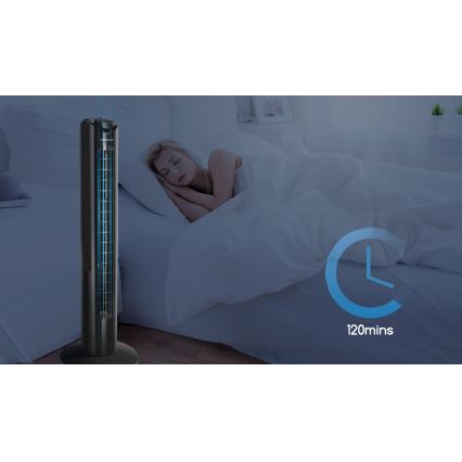 Aigostar - Torony ventilátor 45W/230V fekete