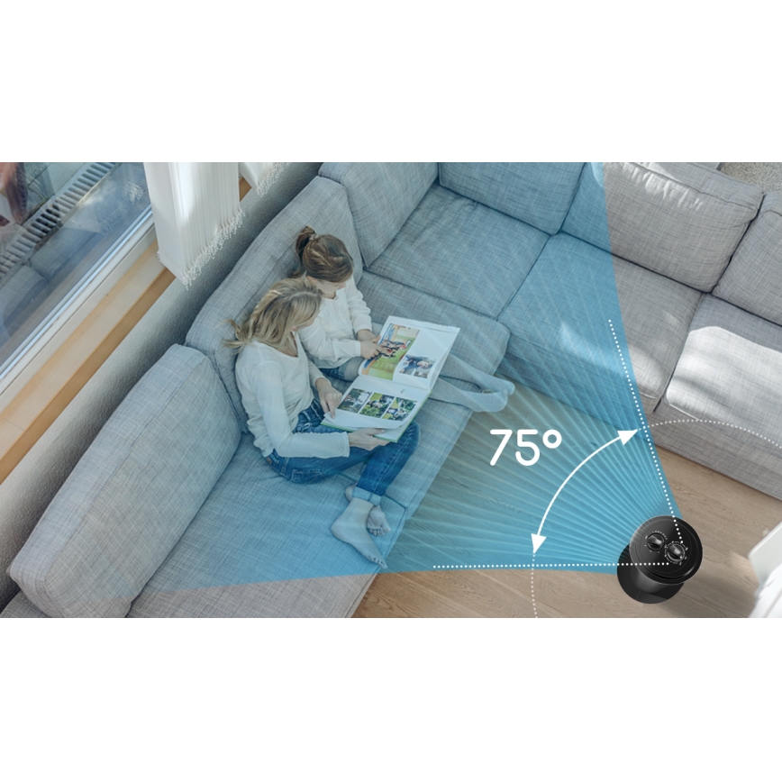 Aigostar - Torony ventilátor 45W/230V fekete