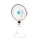 Aigostar - Újratölthető zsebventilátor 5W/5V, 2400 mAh, USB, fehér