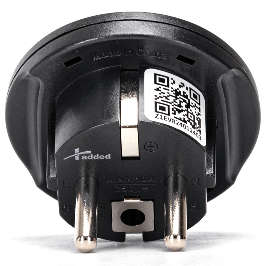 Aigostar - Utazó adapter EU-hez, fekete
