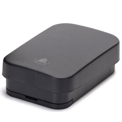 Aigostar - Vezeték nélküli csengő konnektorba 1Z 230V IPX4 fekete