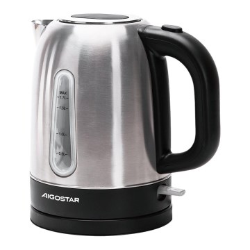 Aigostar - Vízforraló 1,7l 2200W/230V matt króm