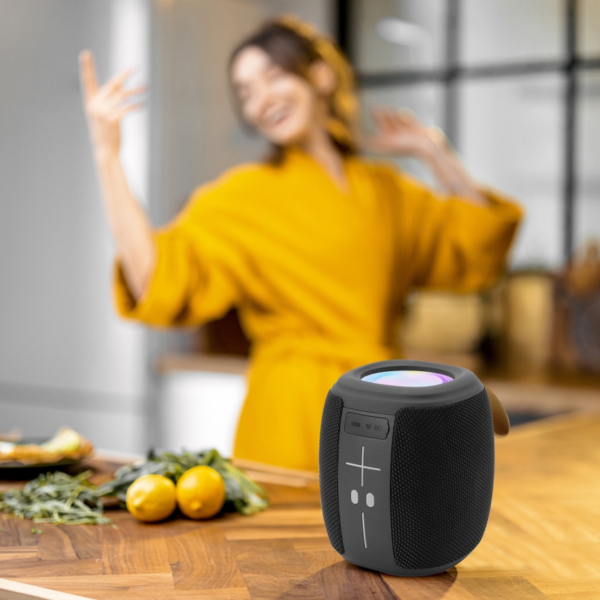 AKAI ABTS-V5 BL - Vezeték nélküli hangszóró mikrofonnal, 3 W / 1200 mAh, kék
