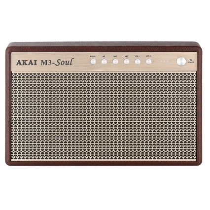 AKAI M3 SOUL COFFEE - Vezeték nélküli hangszóró, 20 W teljesítmény, 6000 mAh akkumulátor