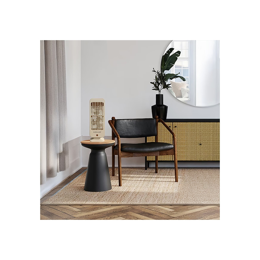 Akkumulátoros asztali ventilátor 5W/5V 1200 mAh bézs