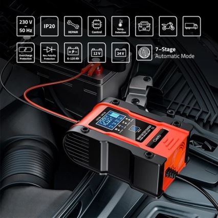 Akkumulátortöltő 110 W/230 V