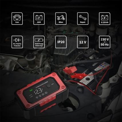Akkumulátortöltő 90W/230V