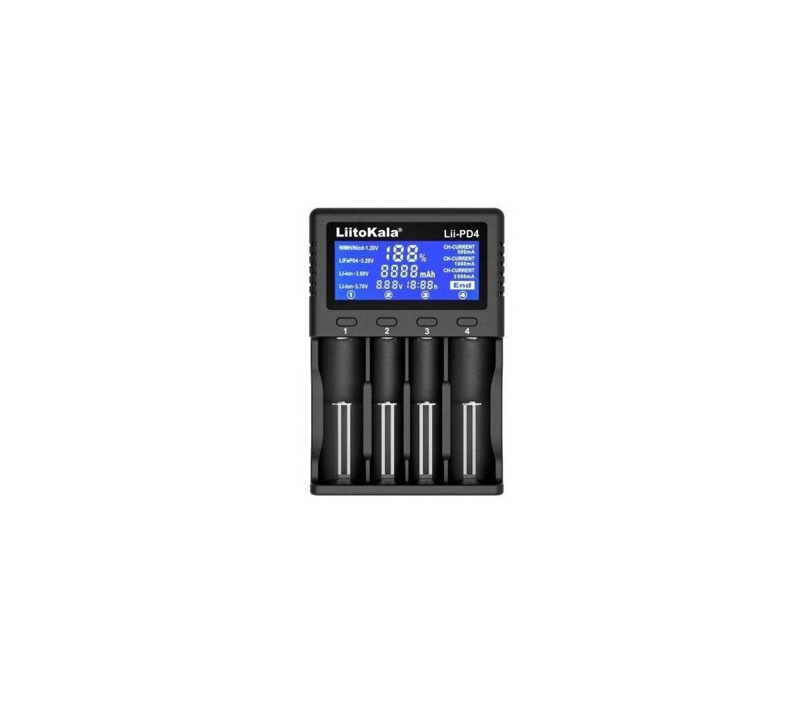 Akkumulátortöltő A/AA/AAA/18650/20700/21700/26650/22650 G823A