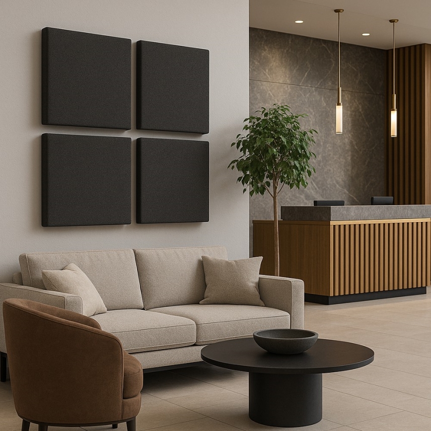 Akusztikus panel SILENCE 58x58 cm antracit