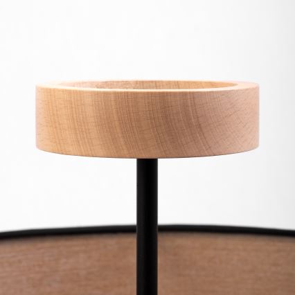 ALBA felületre szerelt csillár 3xE27/15W/230V, átmérő 40 cm, fekete/barna