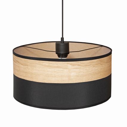 ALBA kábeles csillár 1x E27/15W/230V, átmérő 45 cm, fekete/barna